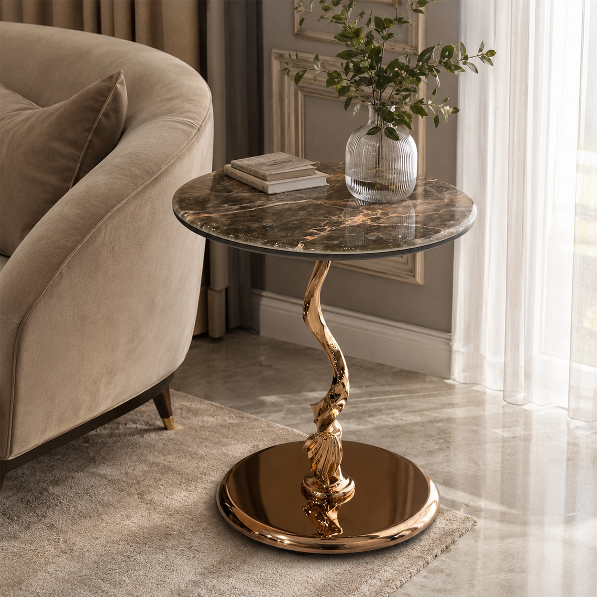 Marble Side Table