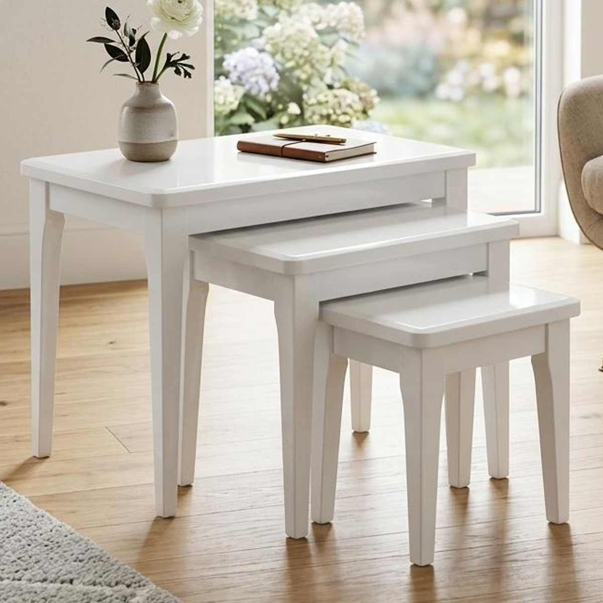Modern Nesting Table Set 3 Piece