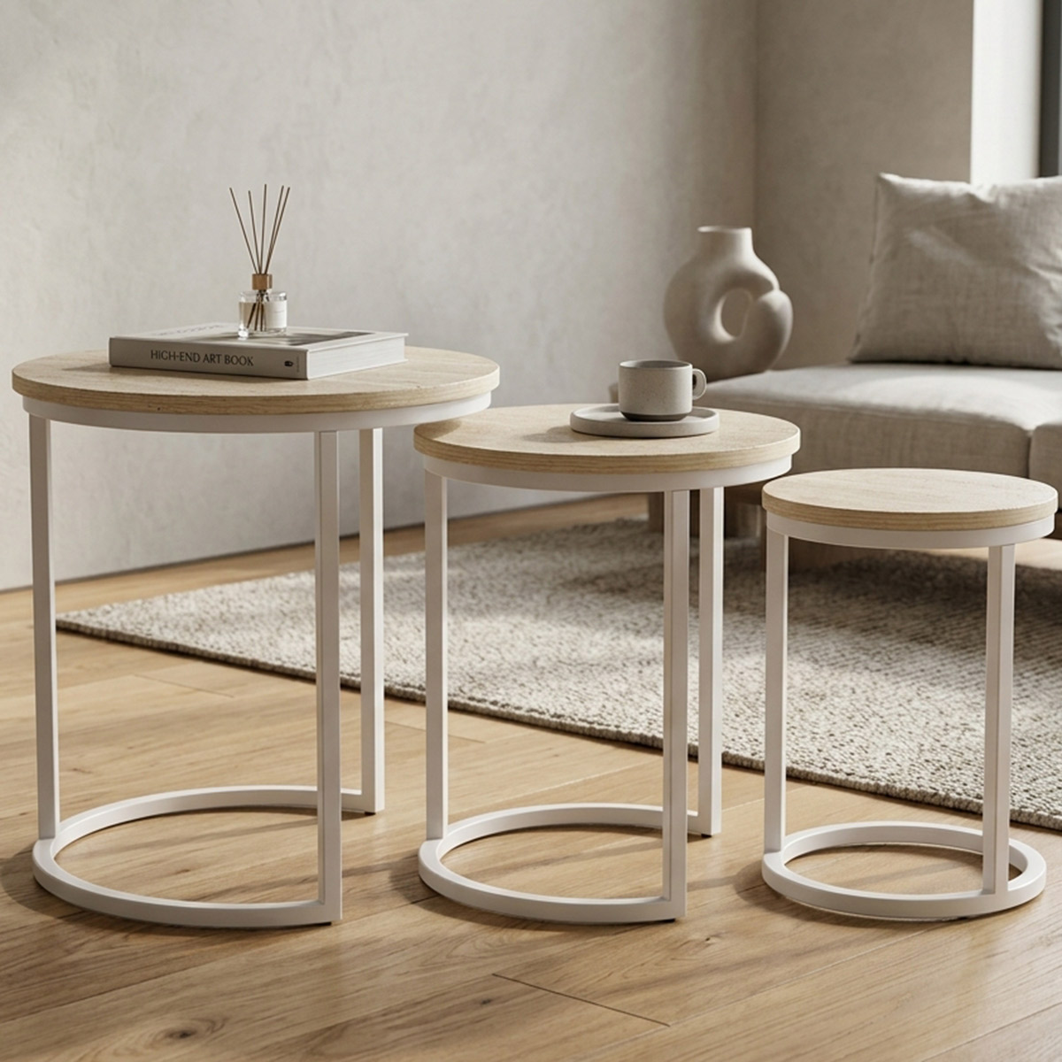 Modern Nest Table 3 Piece