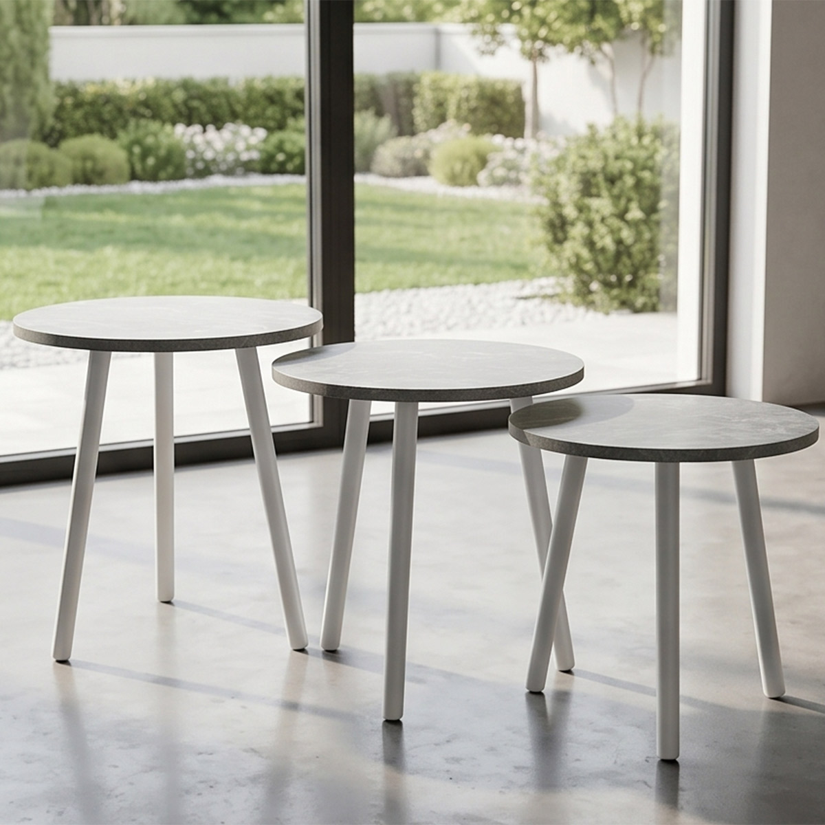 Modern Nest Table 3 Piece
