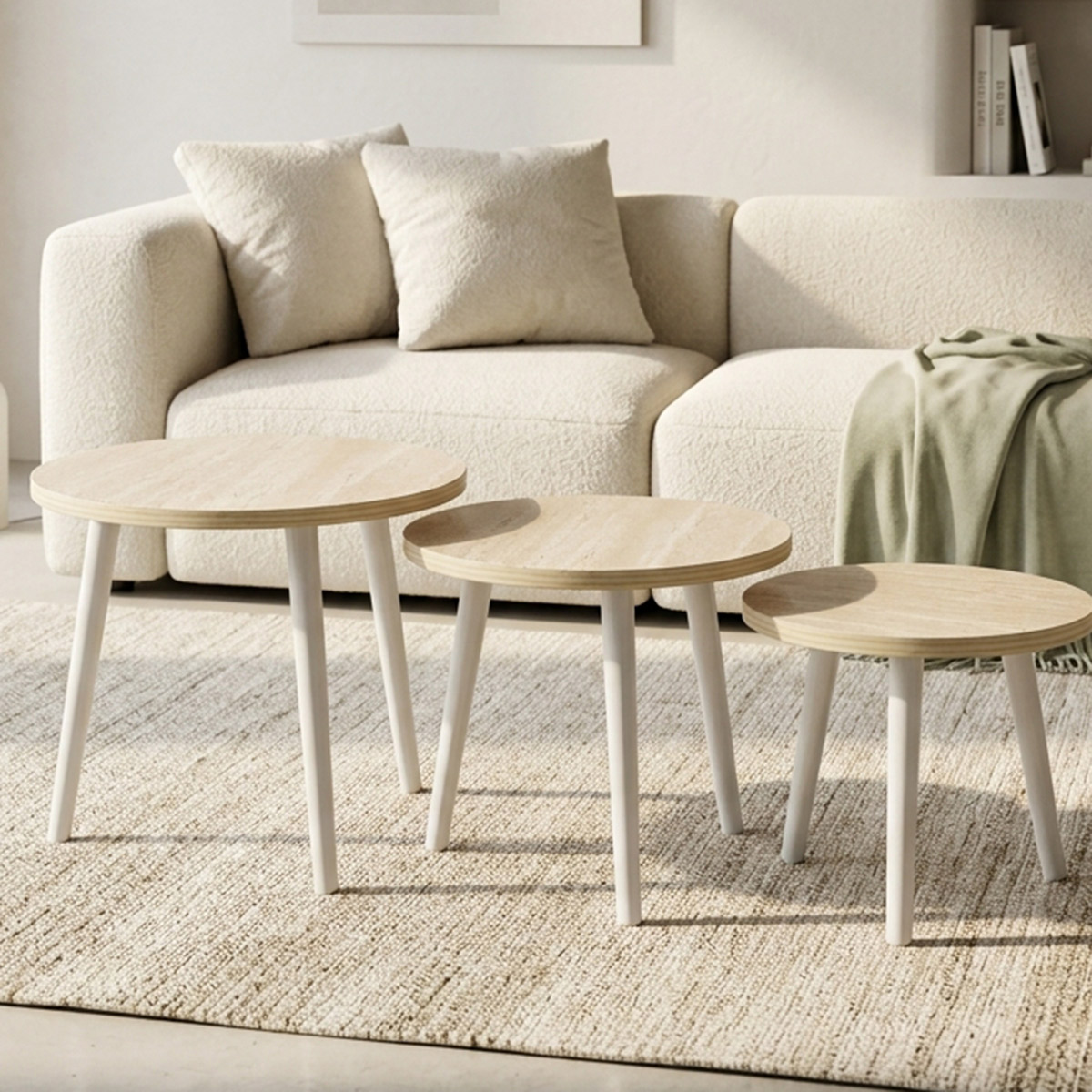 Modern Nest Table 3 Piece
