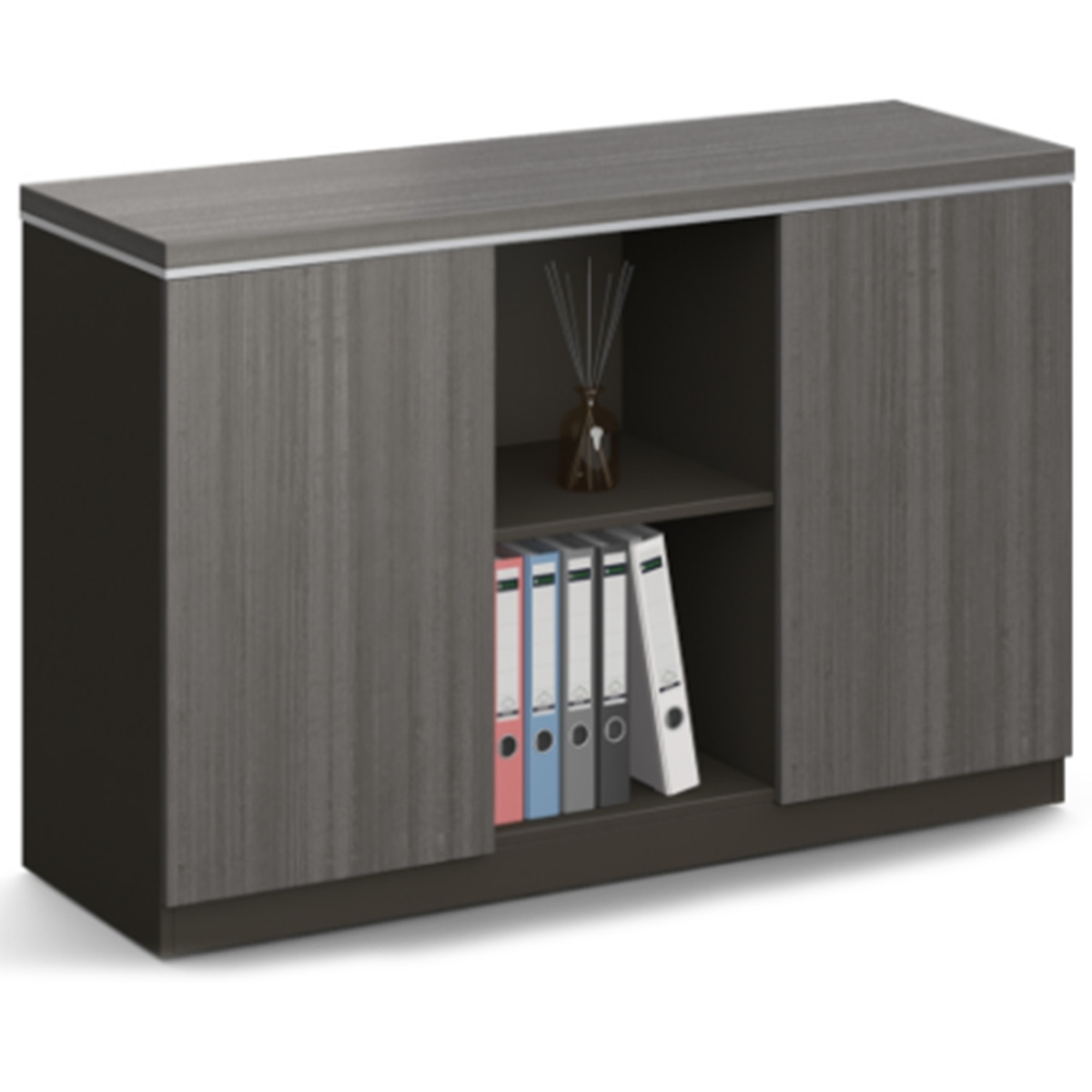 Wooden Book Cabinet 2 Door