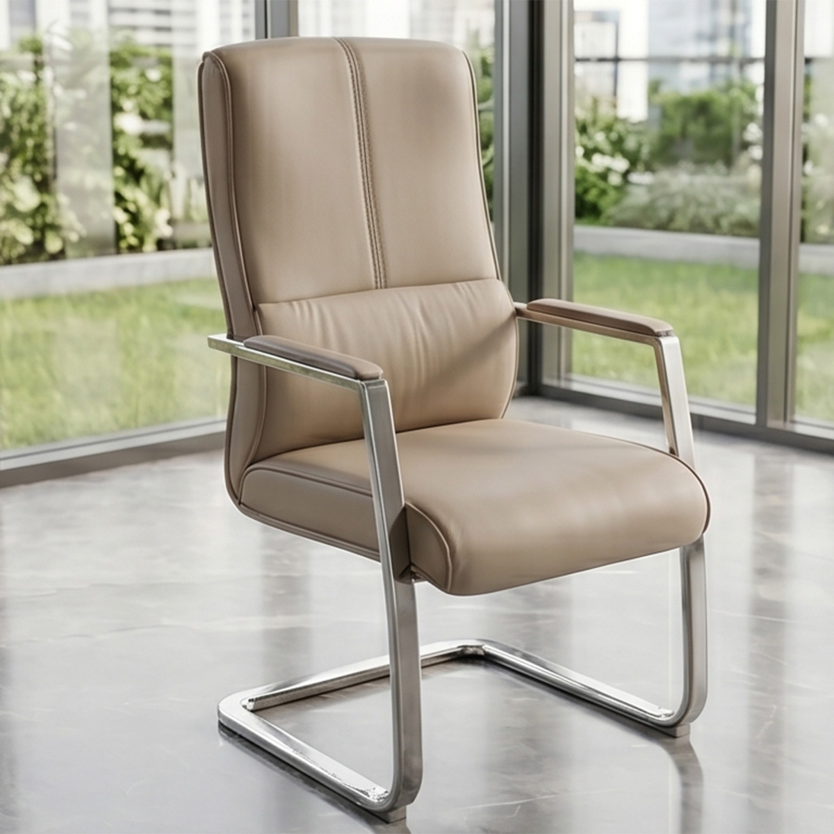Leather Visitor Chair
