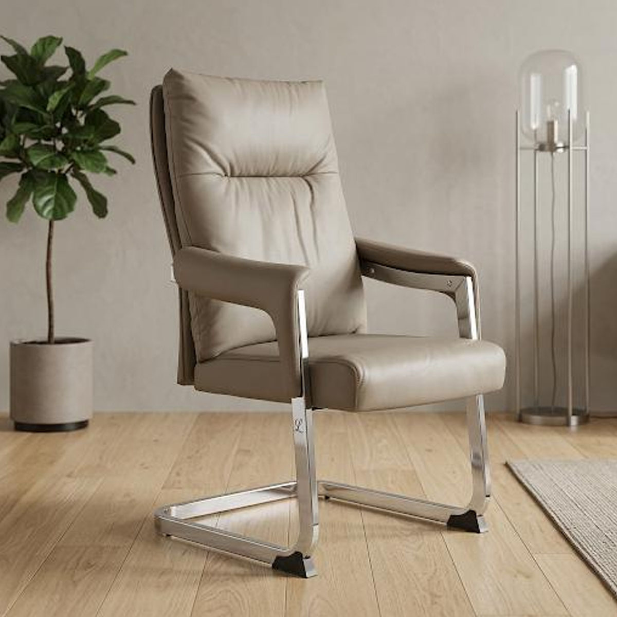 Leather Visitor Chair
