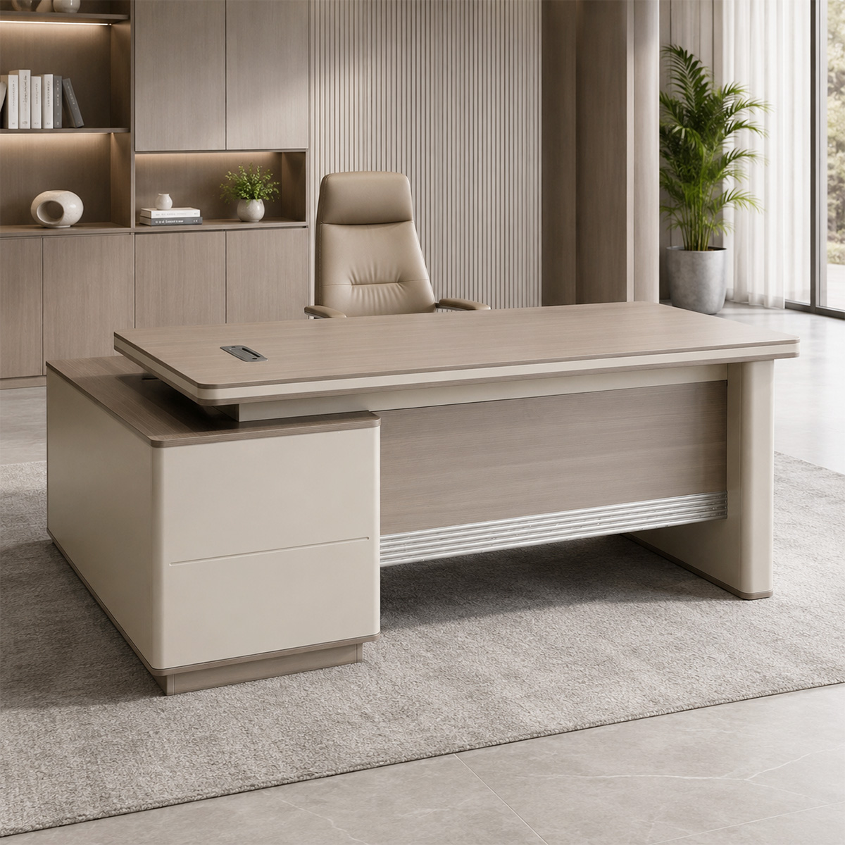 Left-Side Office Table 180cm