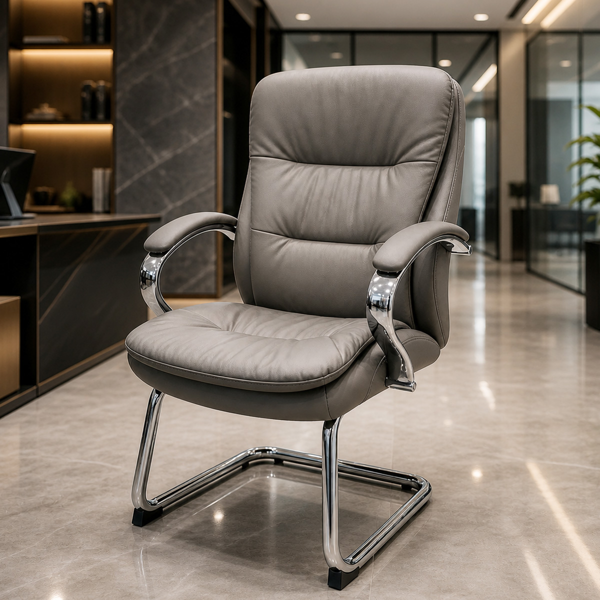 Leather Visitor Chair