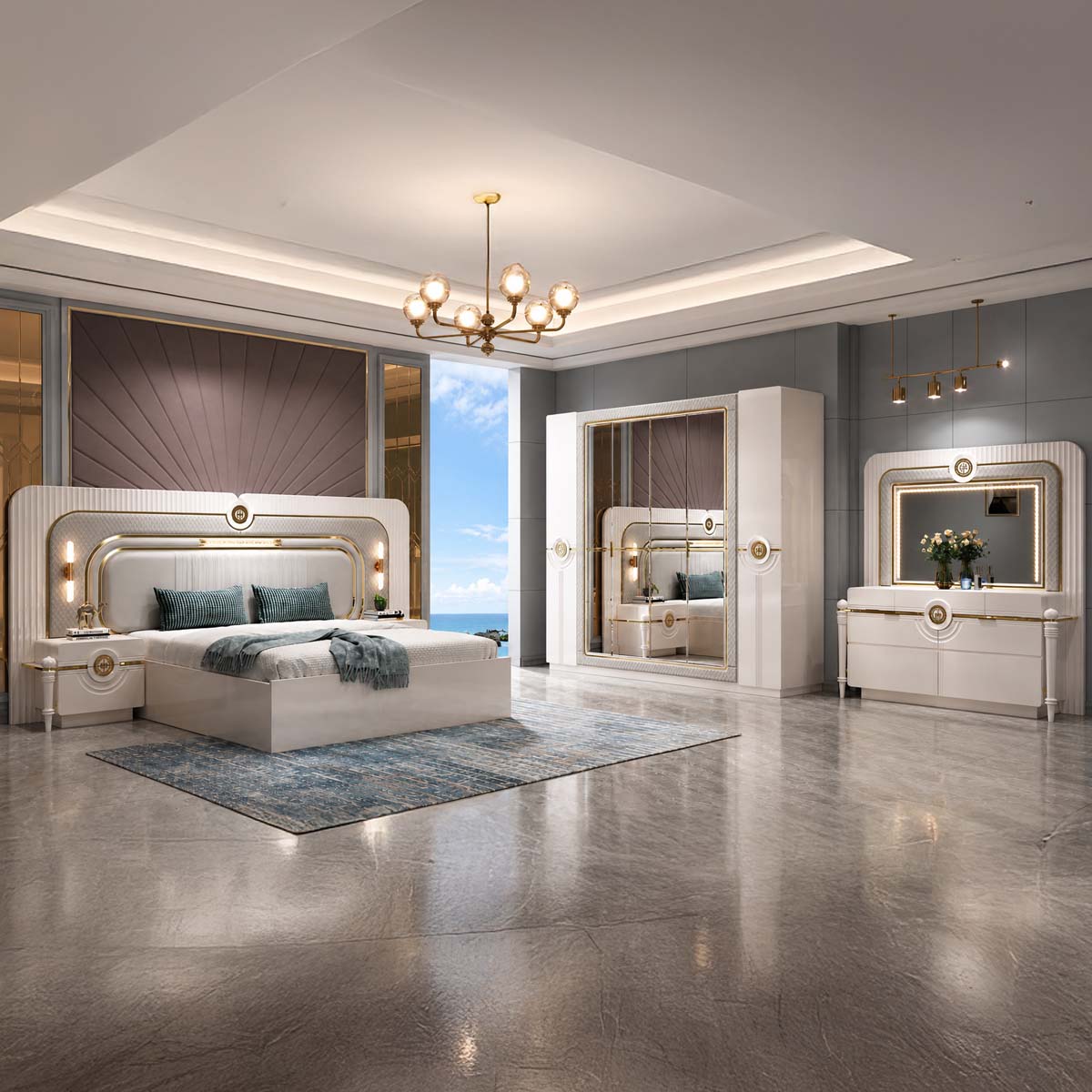 Modern Double Bedroom Set