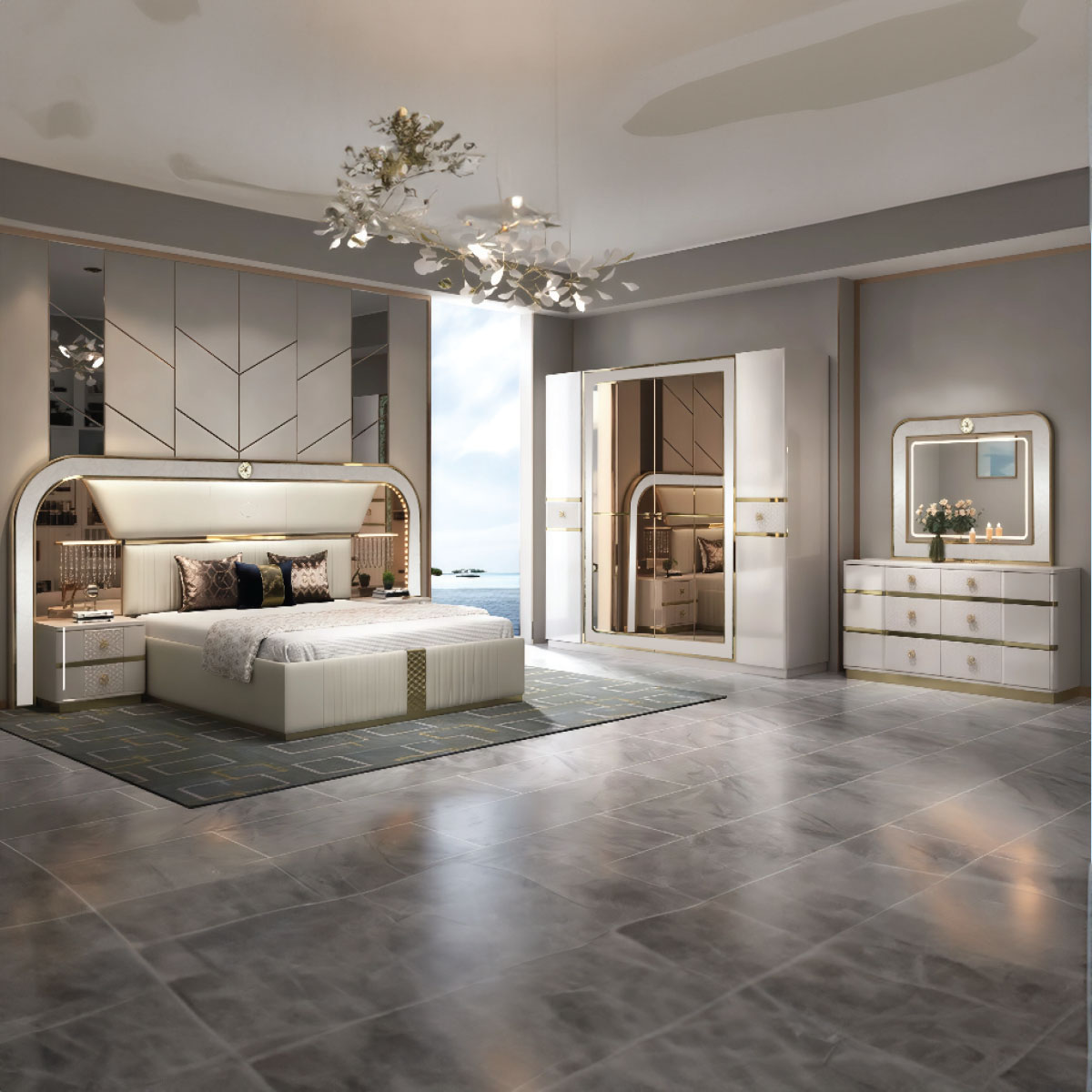 Modern Double Bedroom Set