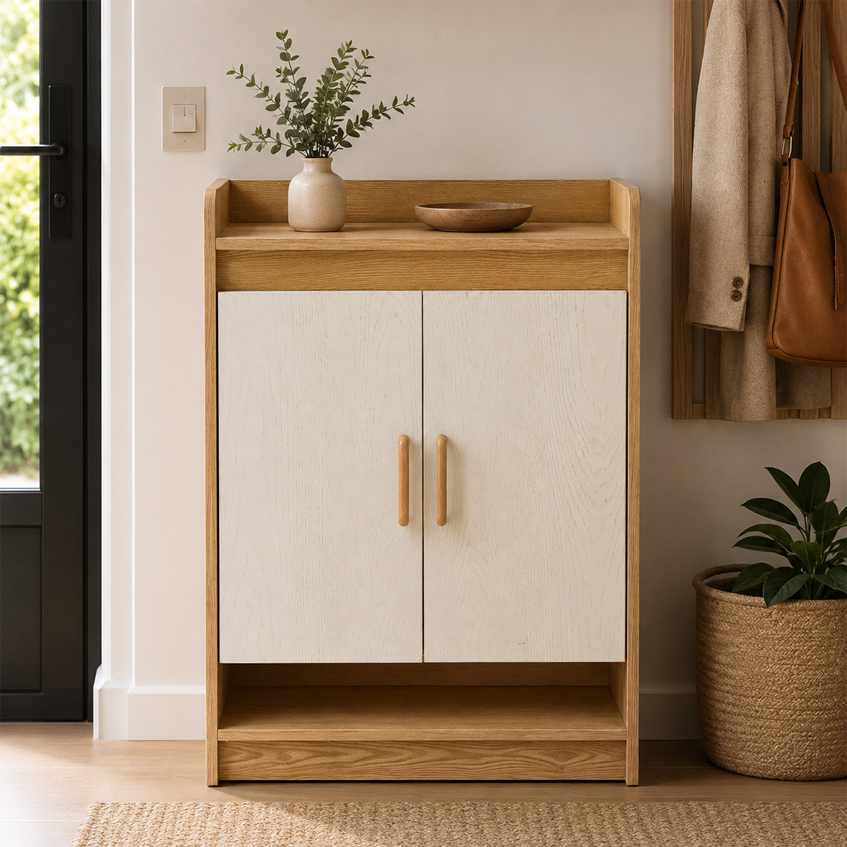 Modern Shoe Cabinet 2 Door