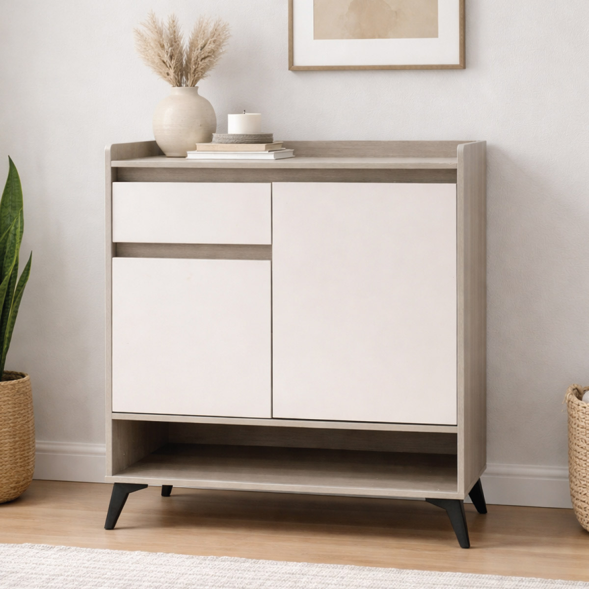 Modern Shoe Cabinet 2 Door