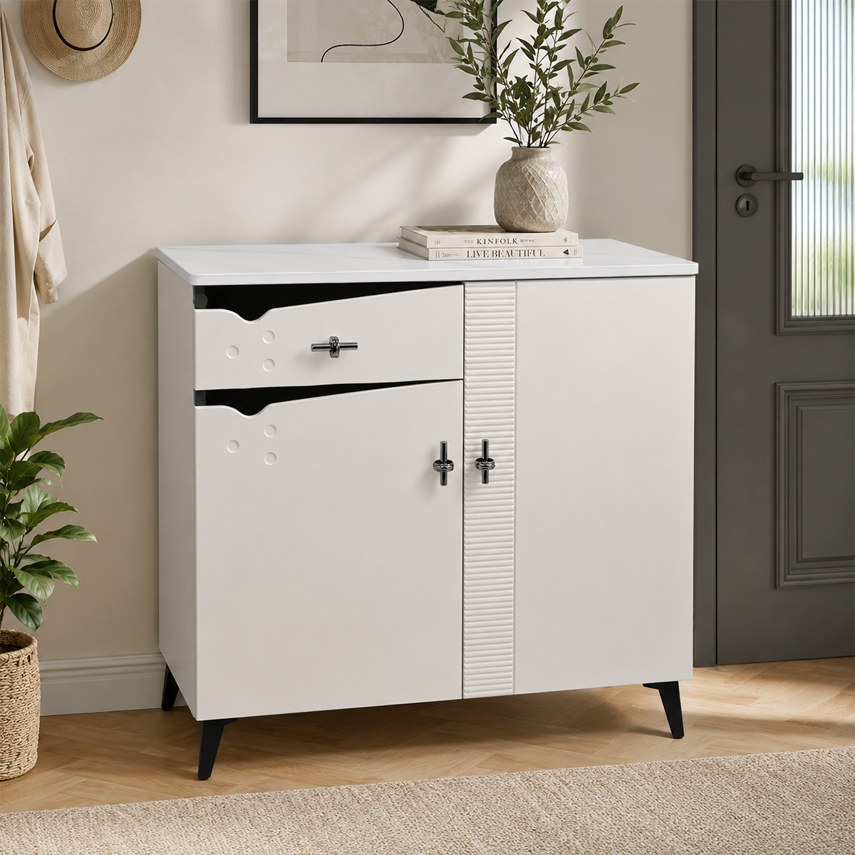 Modern Shoe Cabinet 2 Door