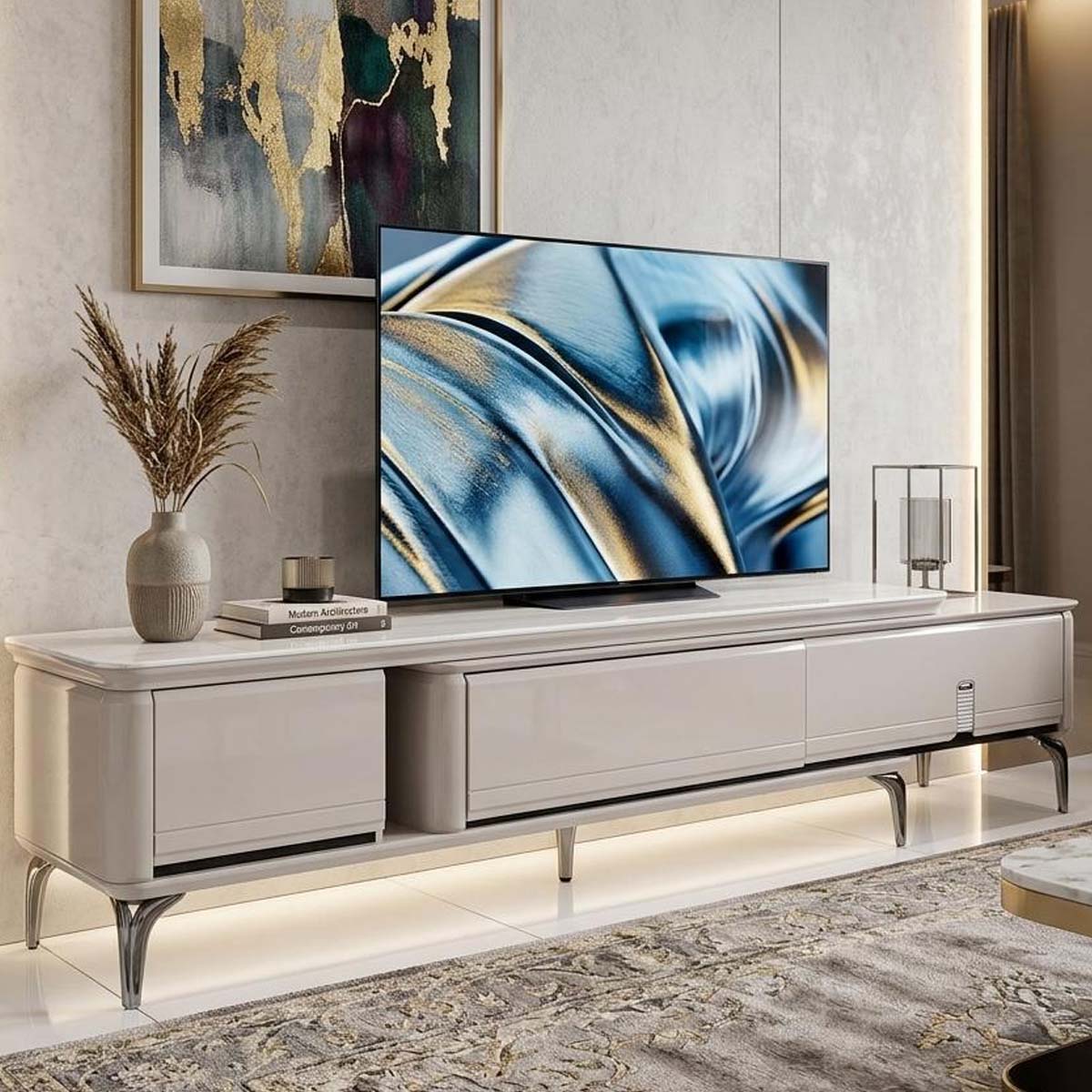 Marble TV Stand 160cm