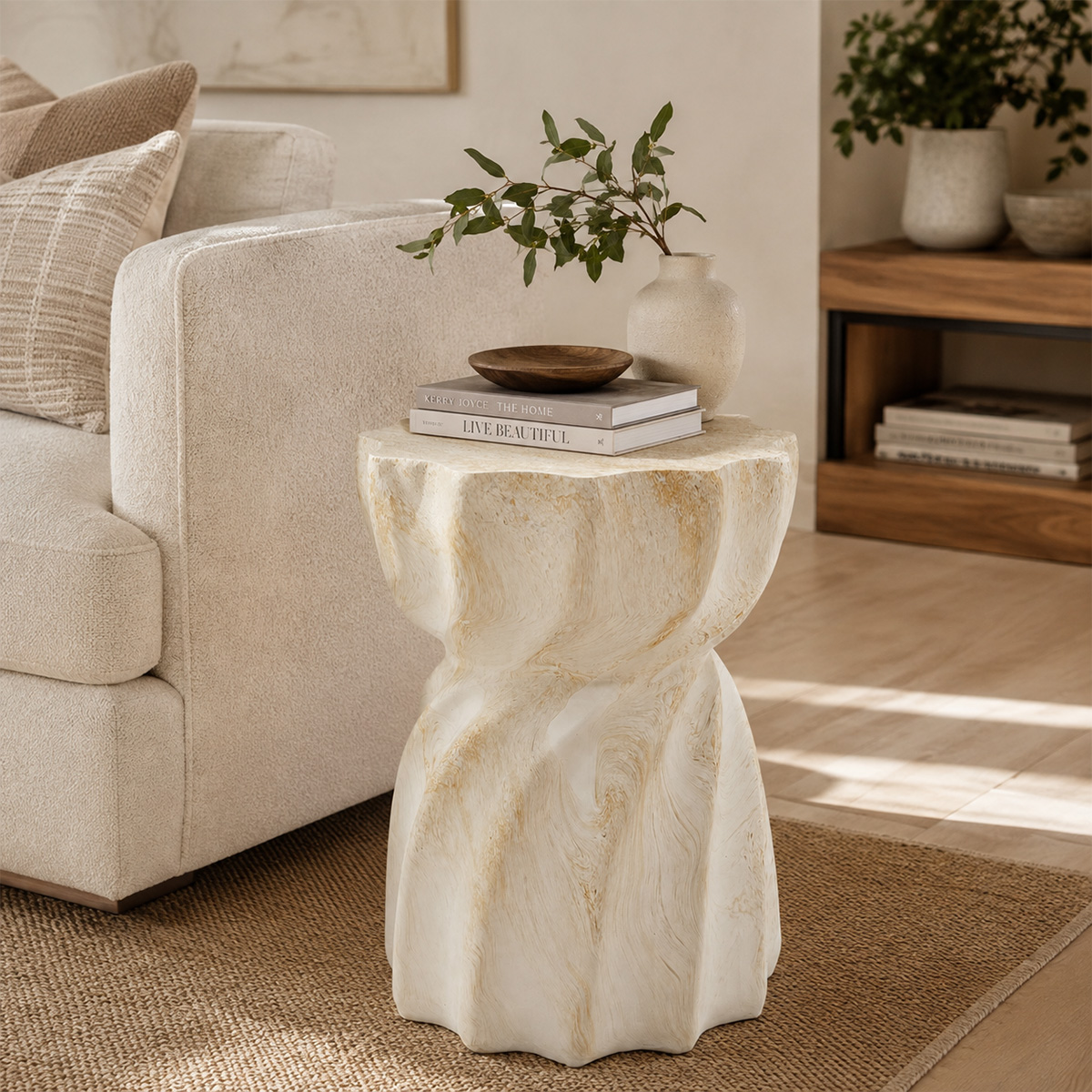 Swirl Design Flower Stand