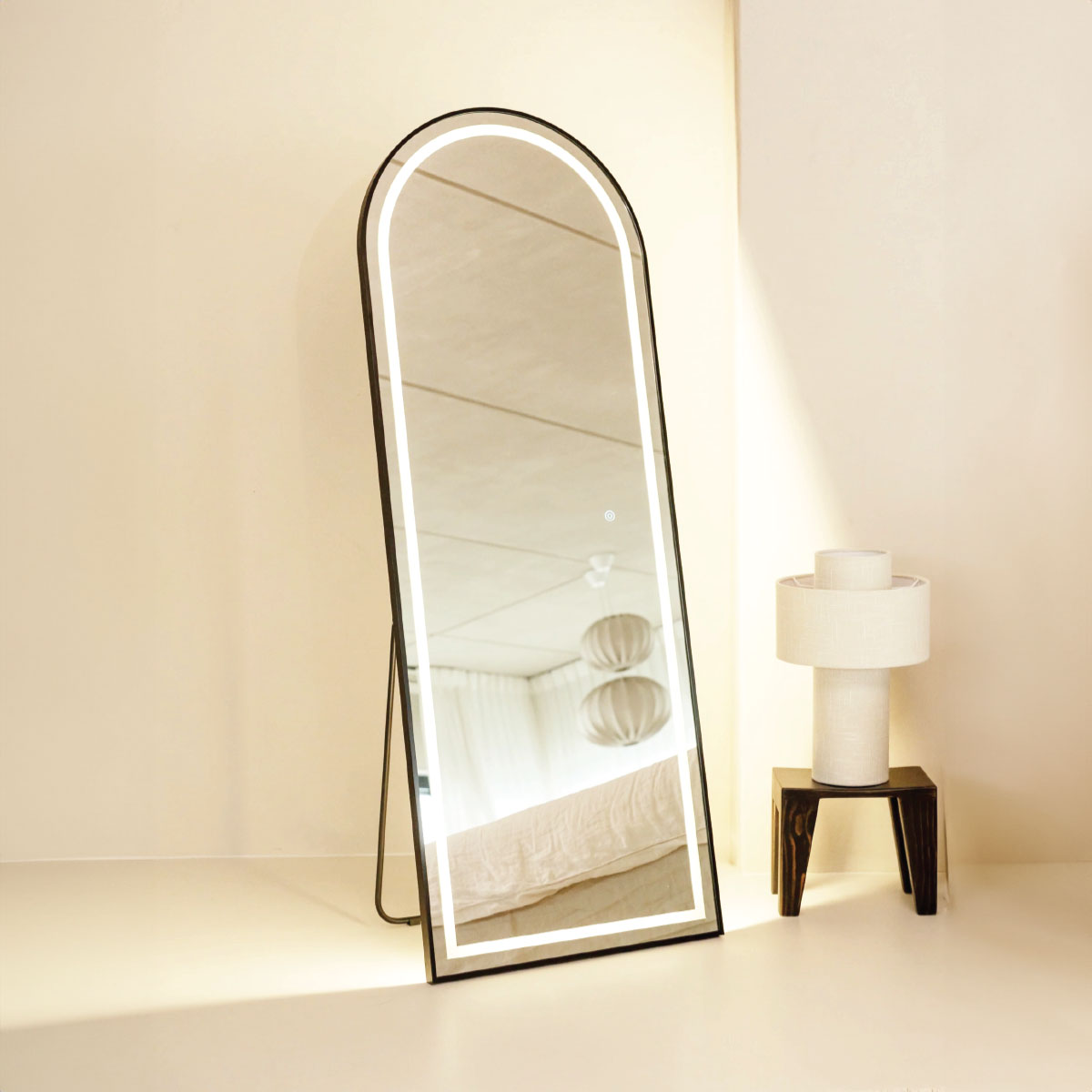 Standing Mirror with LED