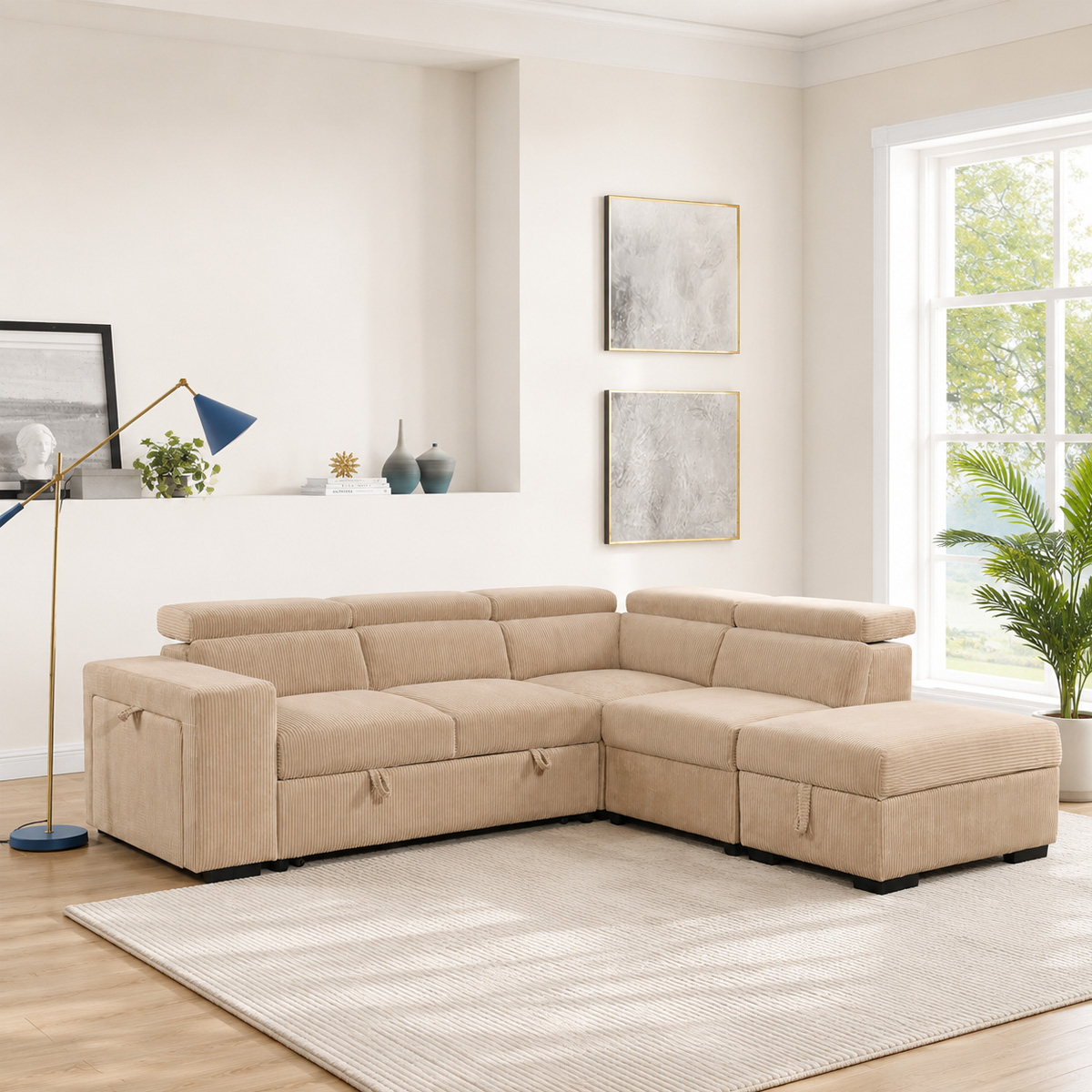 Lawson Fabric Corner Sofa