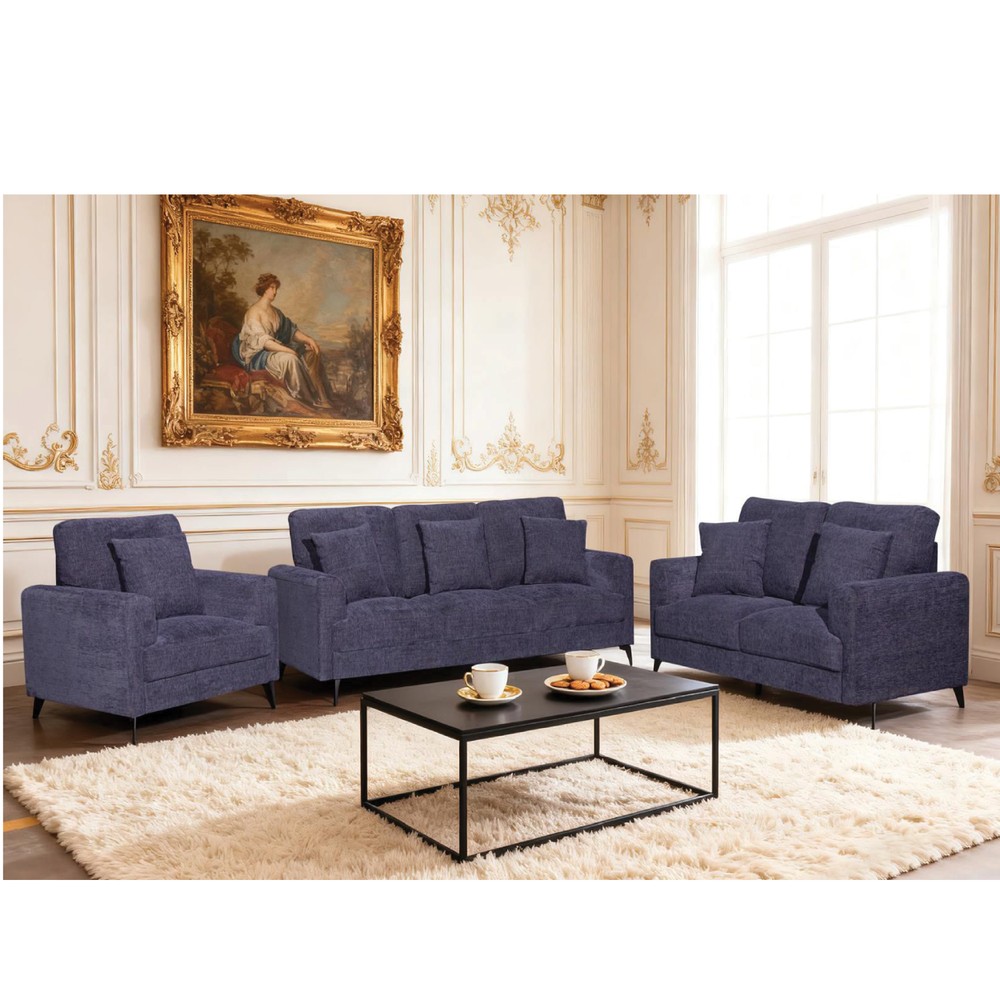 Modern Fabric Sofa Set 3+2+1