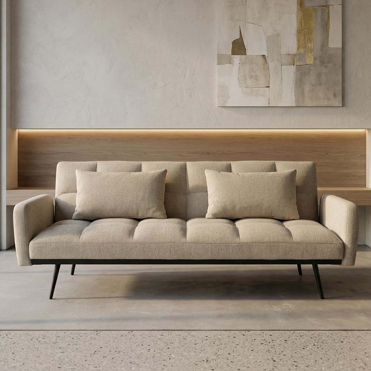 Single Fabric Sofa Bed