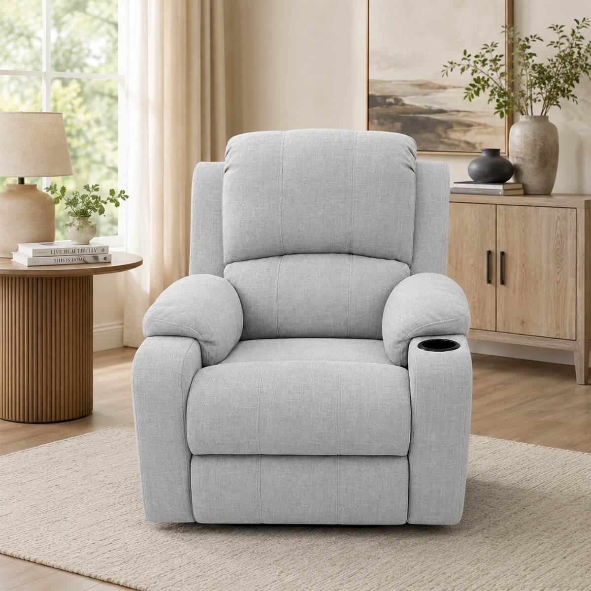 Single Swivel Recliner Sofa