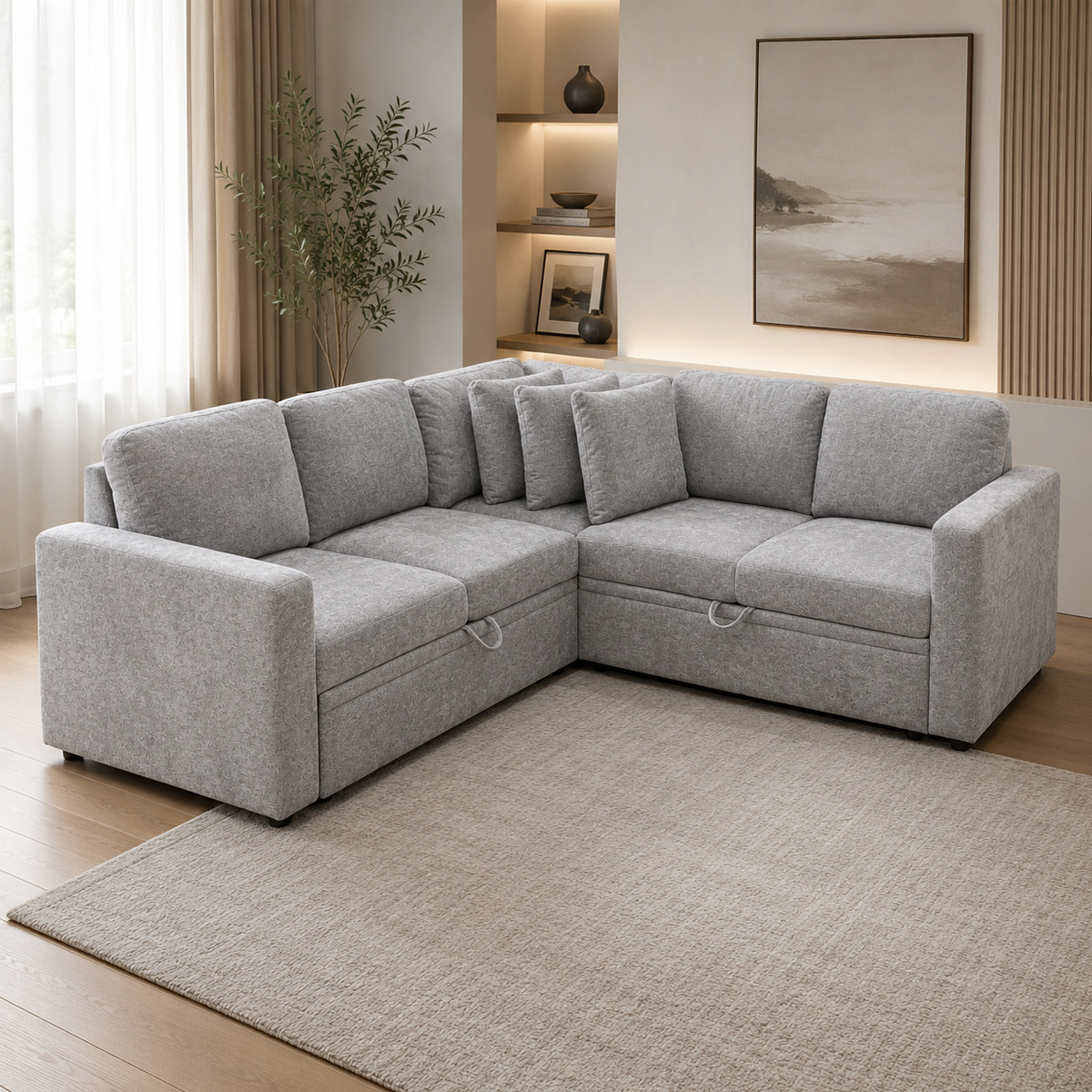 Fabric Corner Sofa