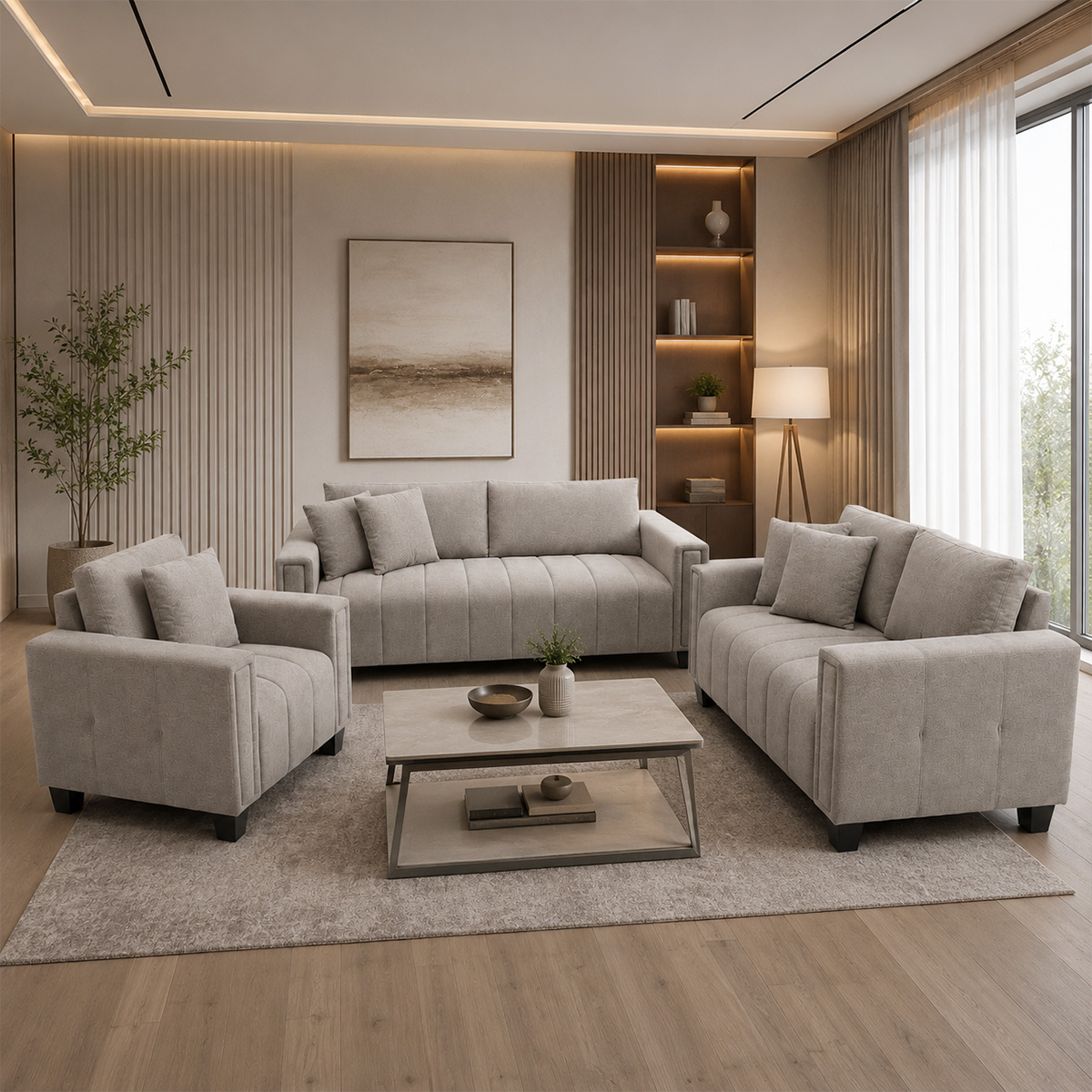 Lawson Commercial Fabric Sofa Set
