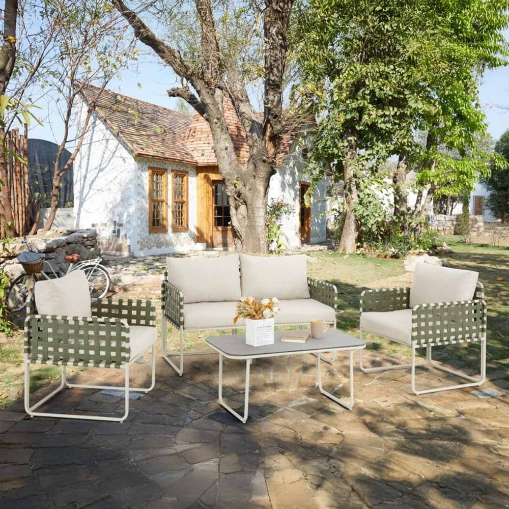 Bamboo Sofa Set 3+1+1