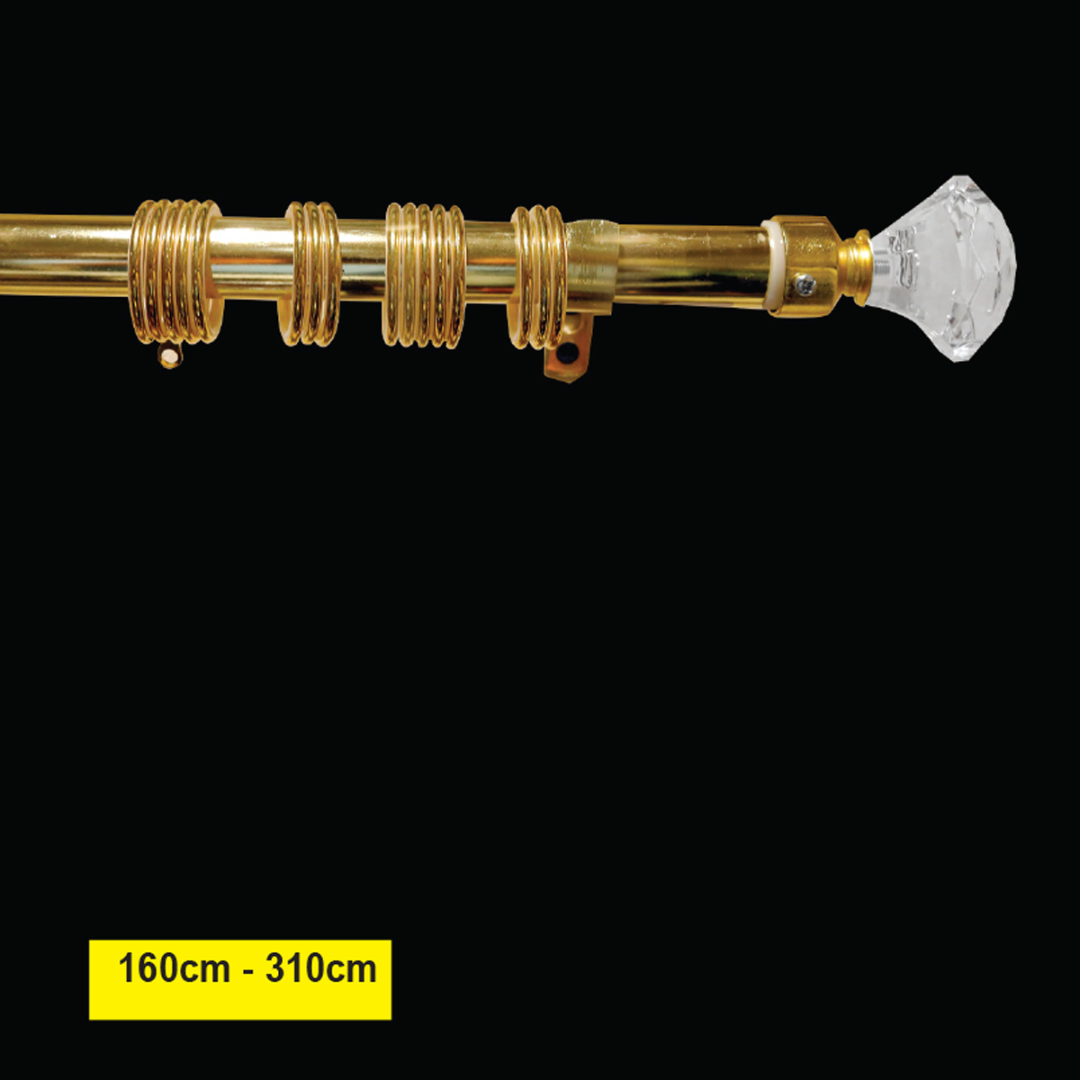 Single Curtain Rod 16/19