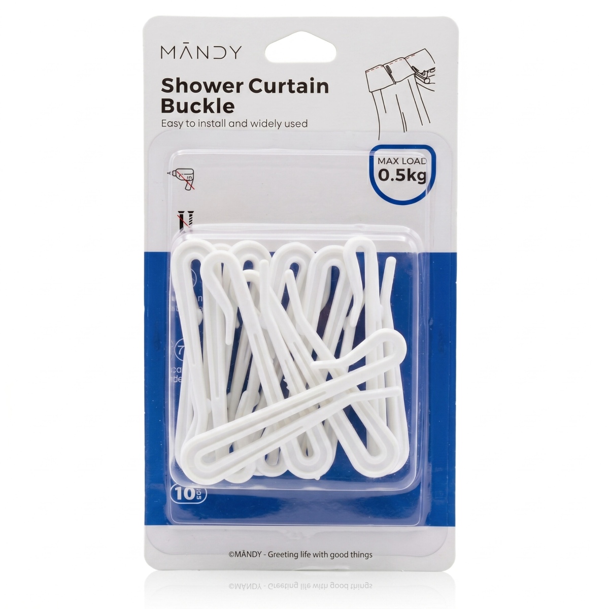 Plastic Shower Curtain Accessories