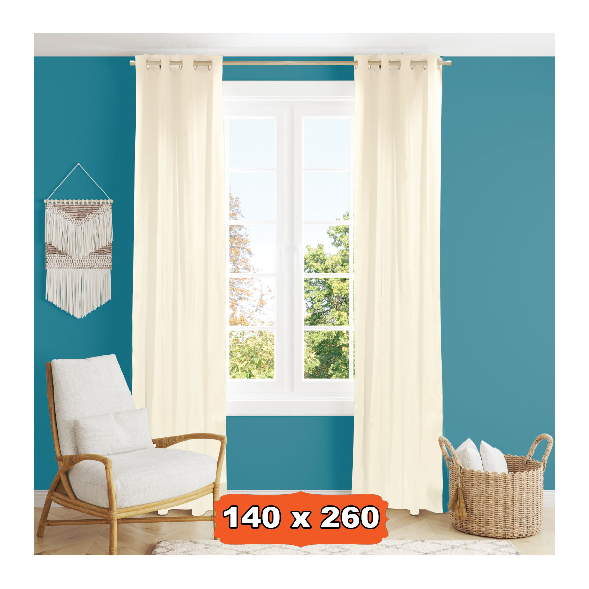 Blackout Curtain Assorted 6 Designs