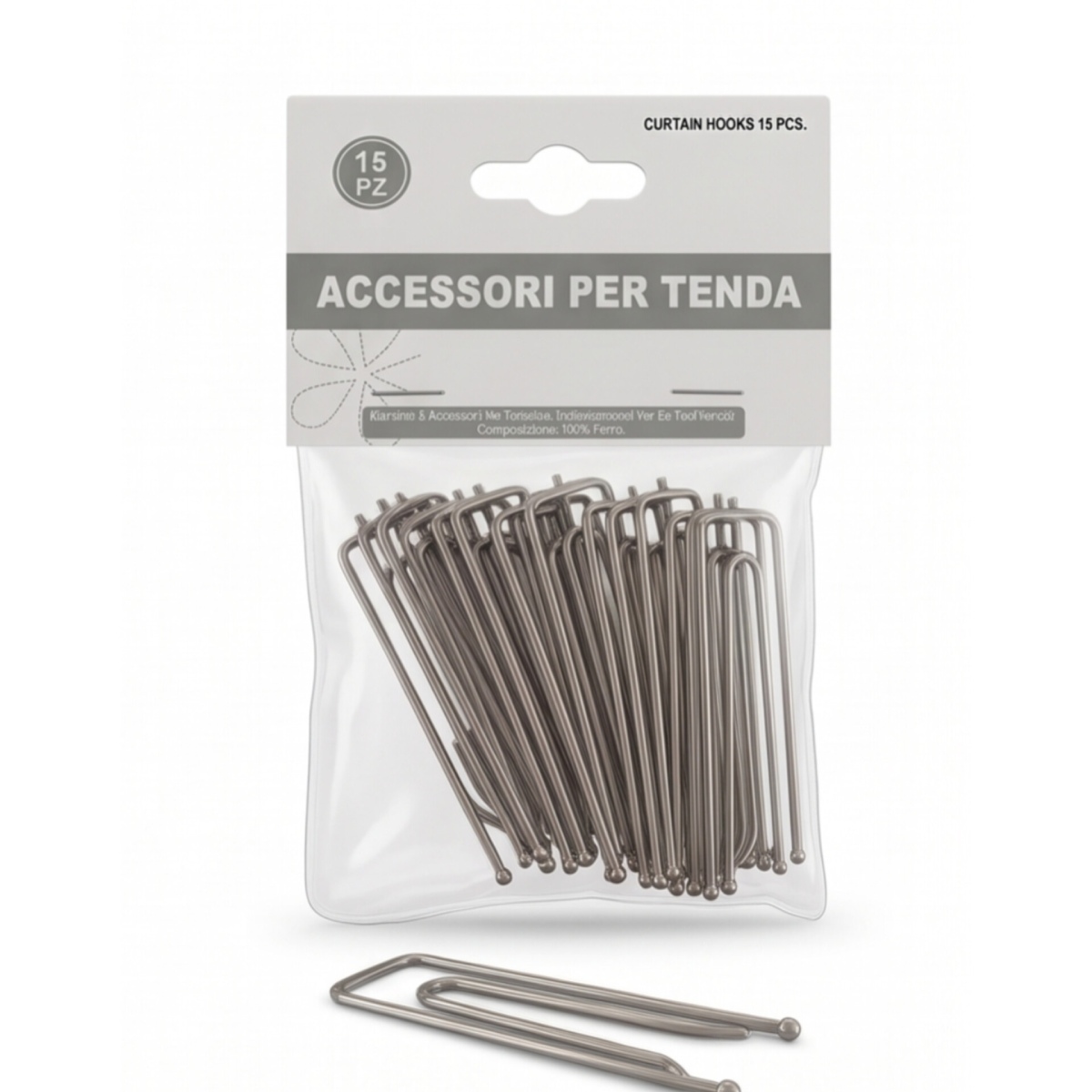 Curtain Hooks 15 Piece
