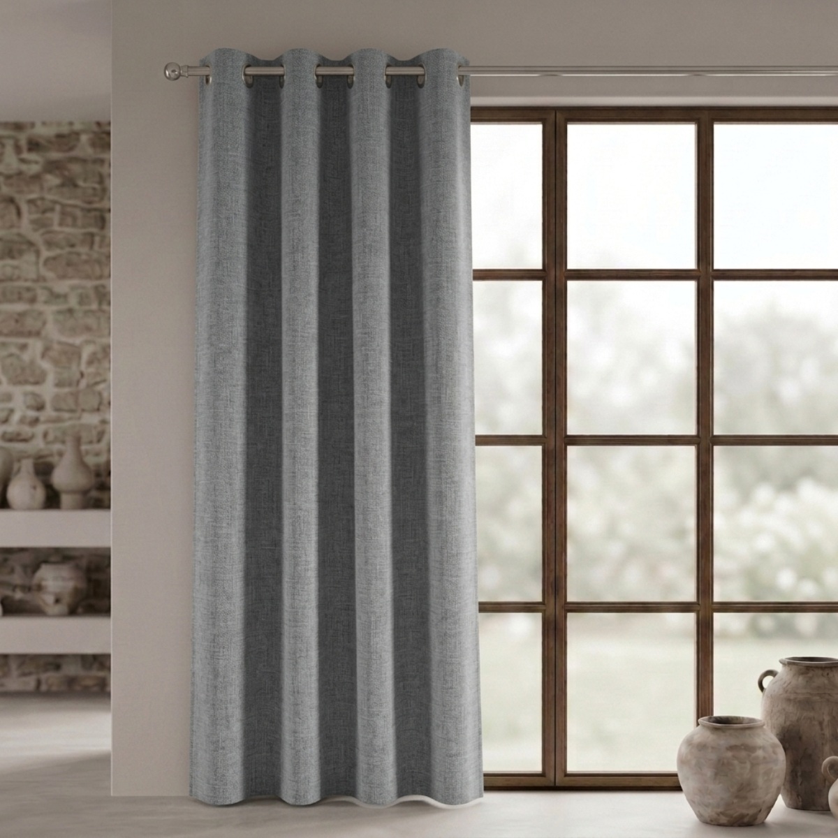 Plain Jacquard Curtain 140x240