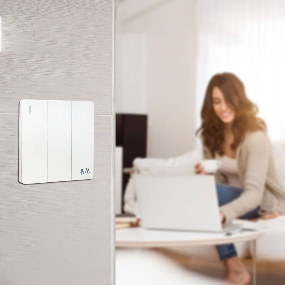 3-Gang 1-Way Plate Switch