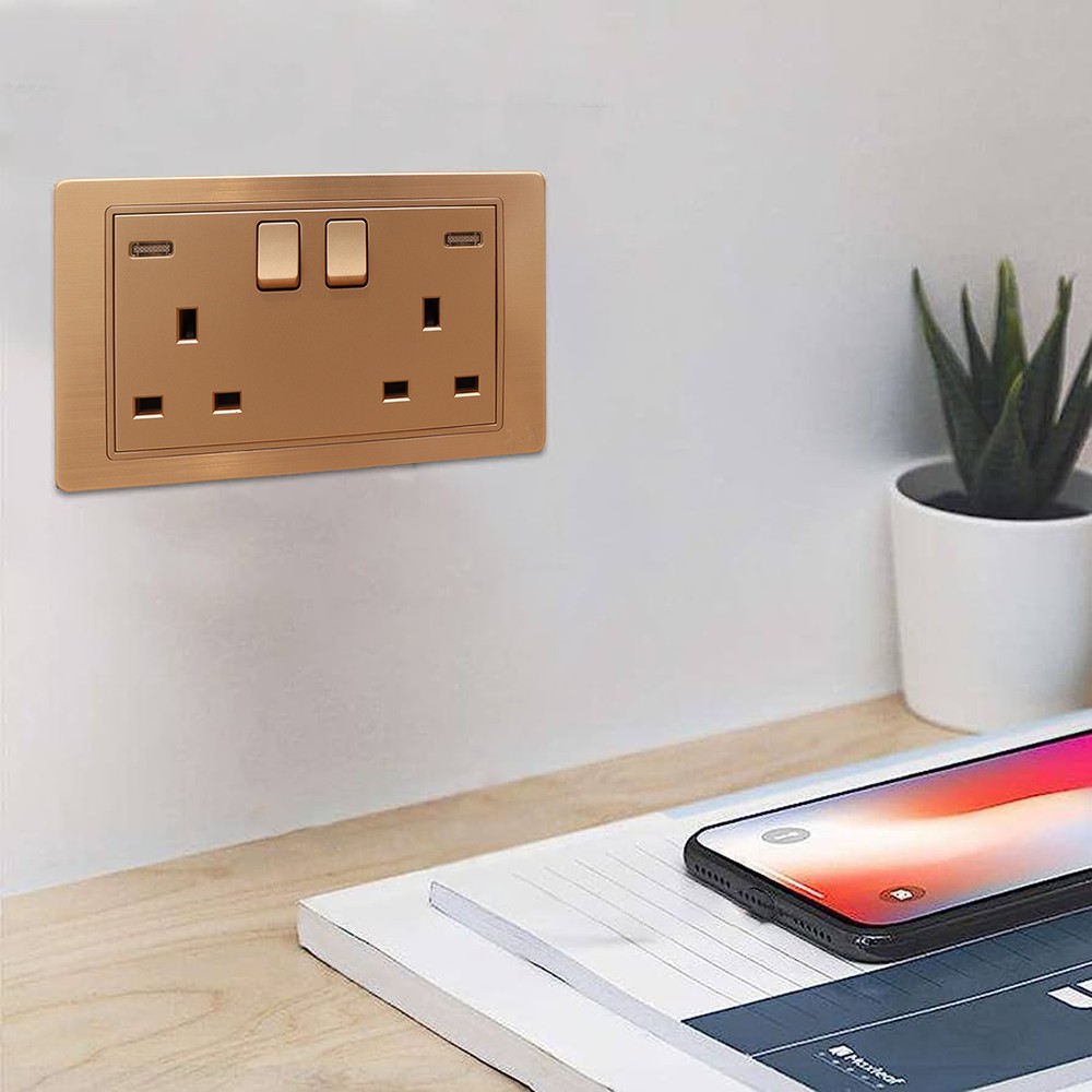 2x13A Switched Socket