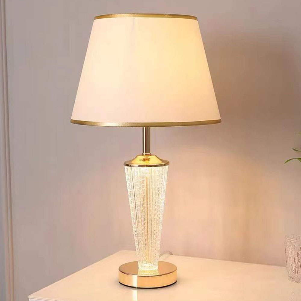 Glass Base Table Lamp