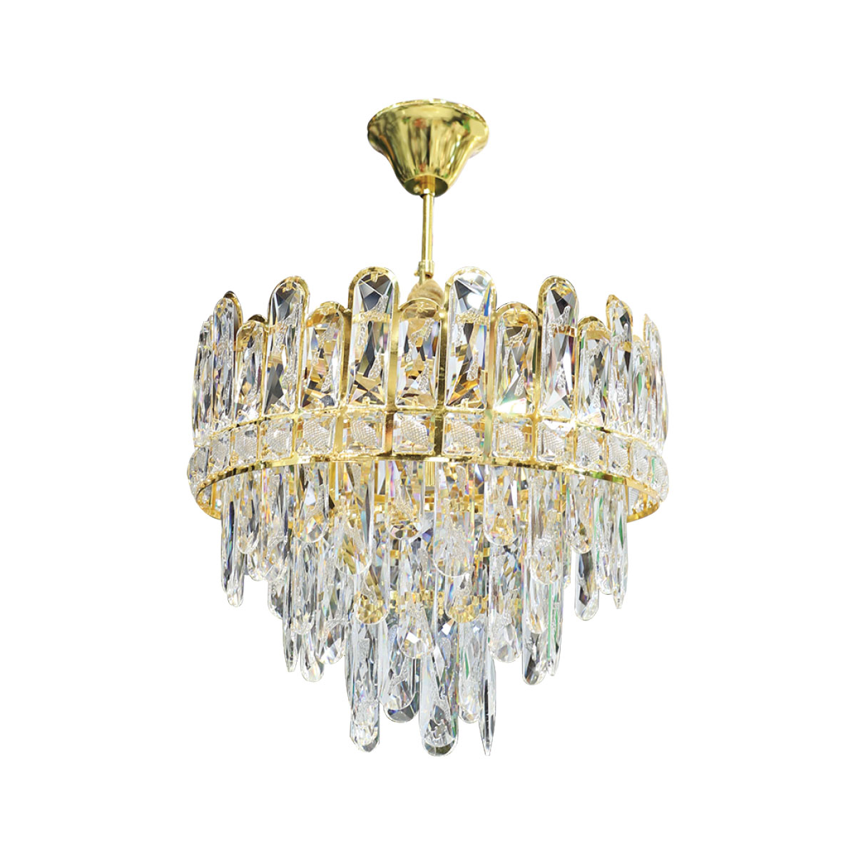 Golden Crystal Hanging Light