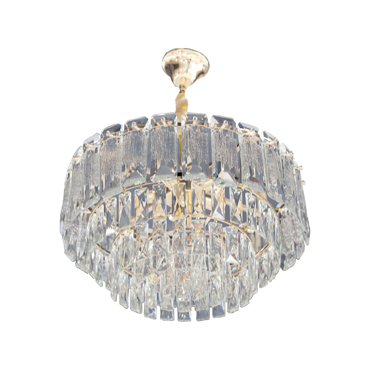 Golden Crystal Hanging Light