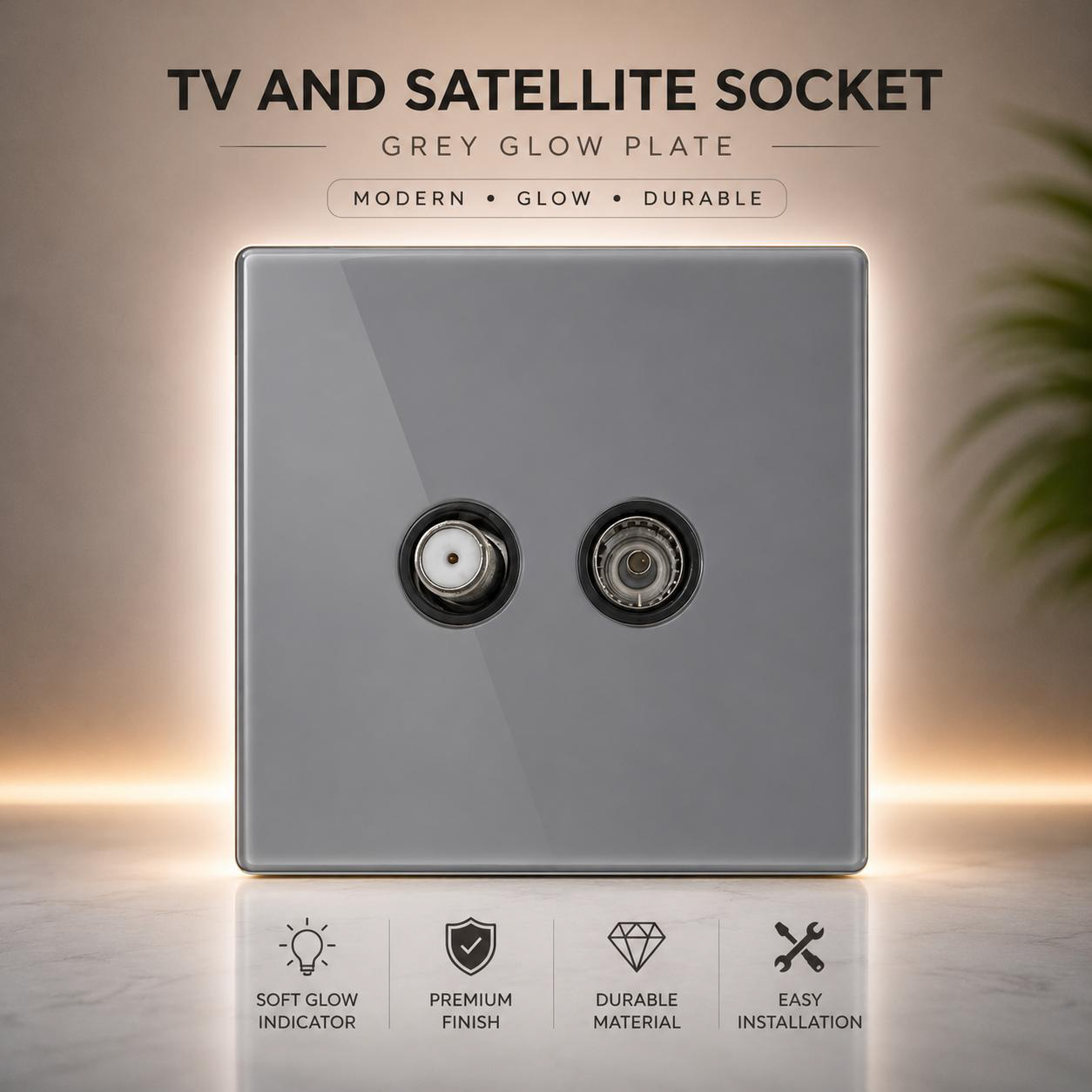 TV and Satellite Socket