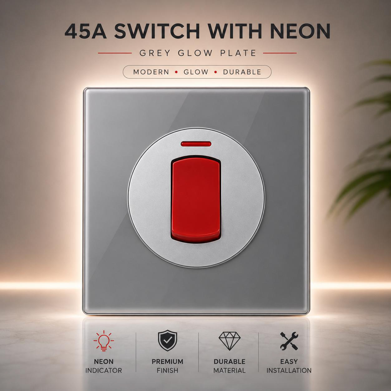 45A Switch with Neon
