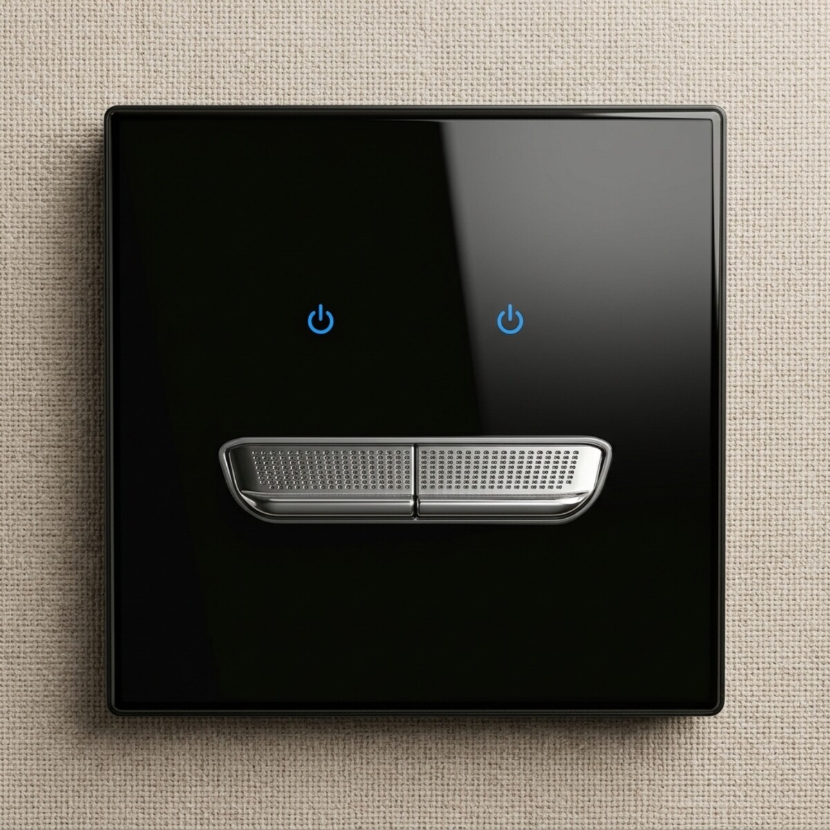 2 Gang 1 Way Plate Switch