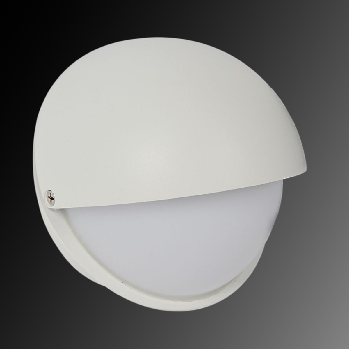 Black One-Side Wall Light 12W