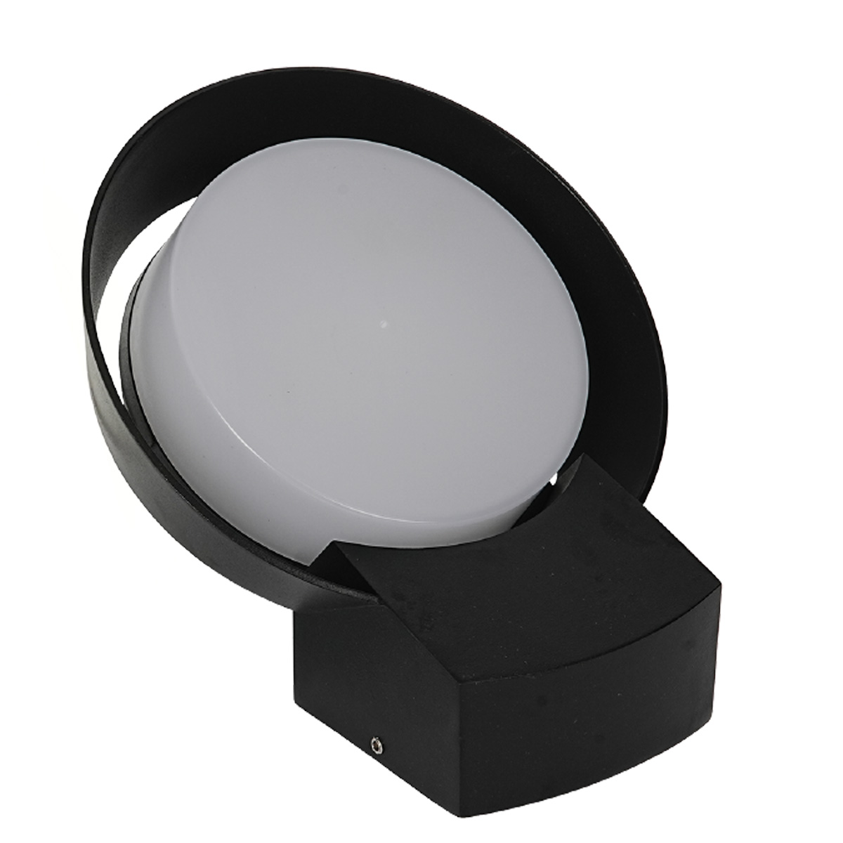 Black One-Side Wall Light 12W
