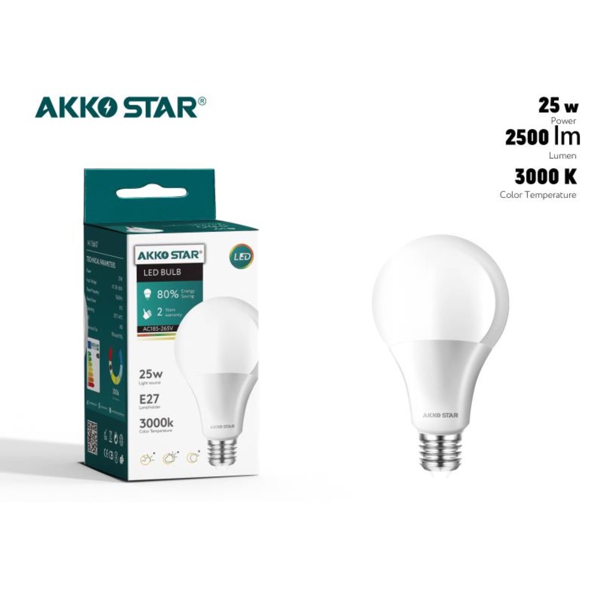 LED Bulb 25W+ 3000K