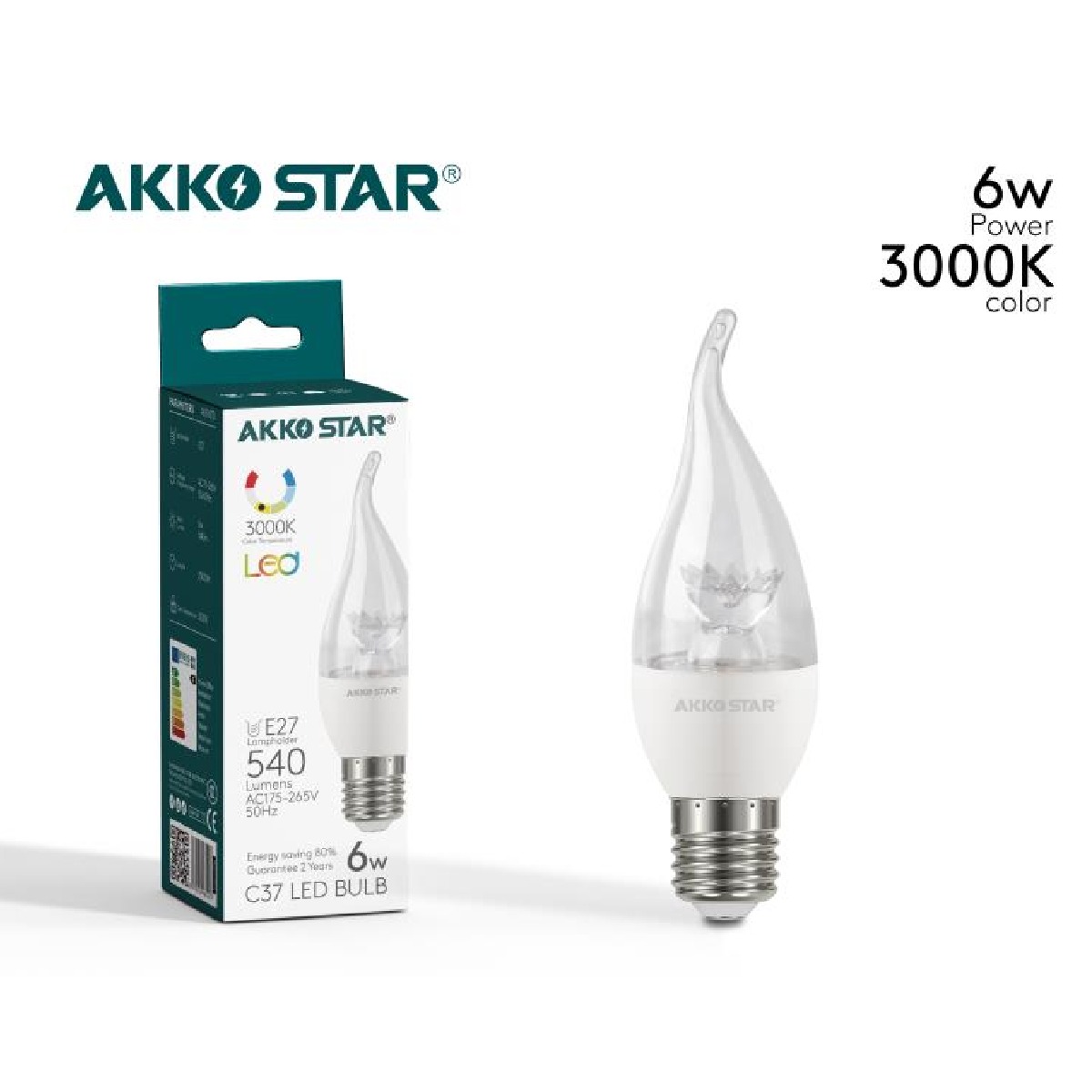 LED Bulb 6W 6500K