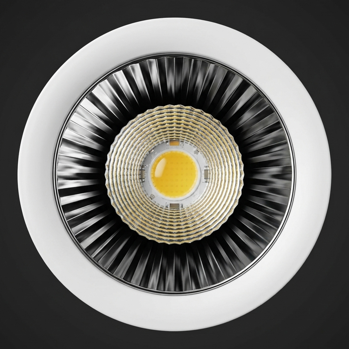 White & Gun Black LED Spot Light 7W