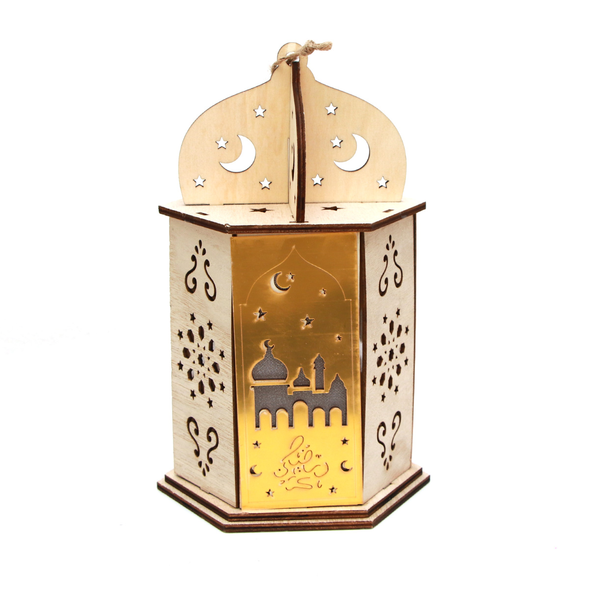 Wooden Ramadan Lantern