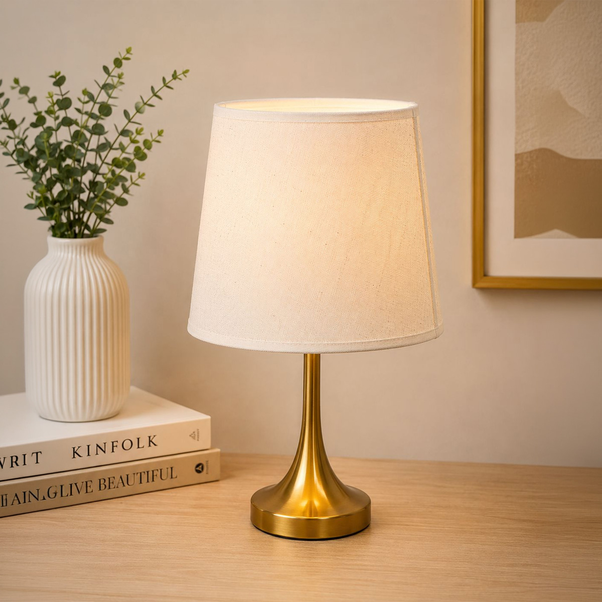 Metal Base Table Lamp