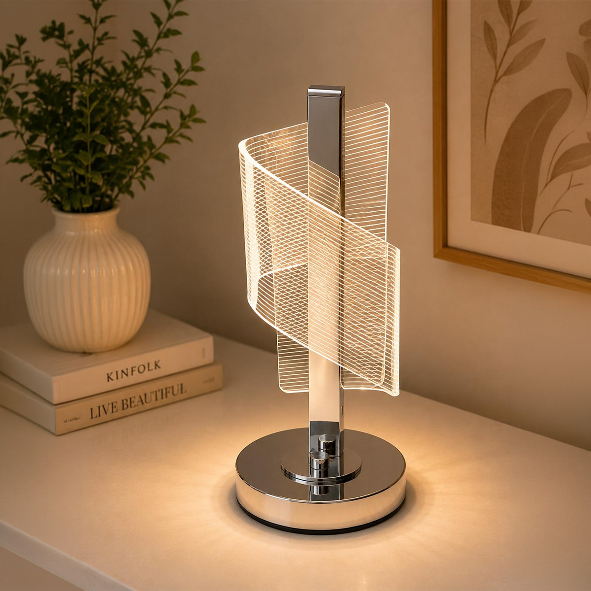 Metal Base Table Lamp