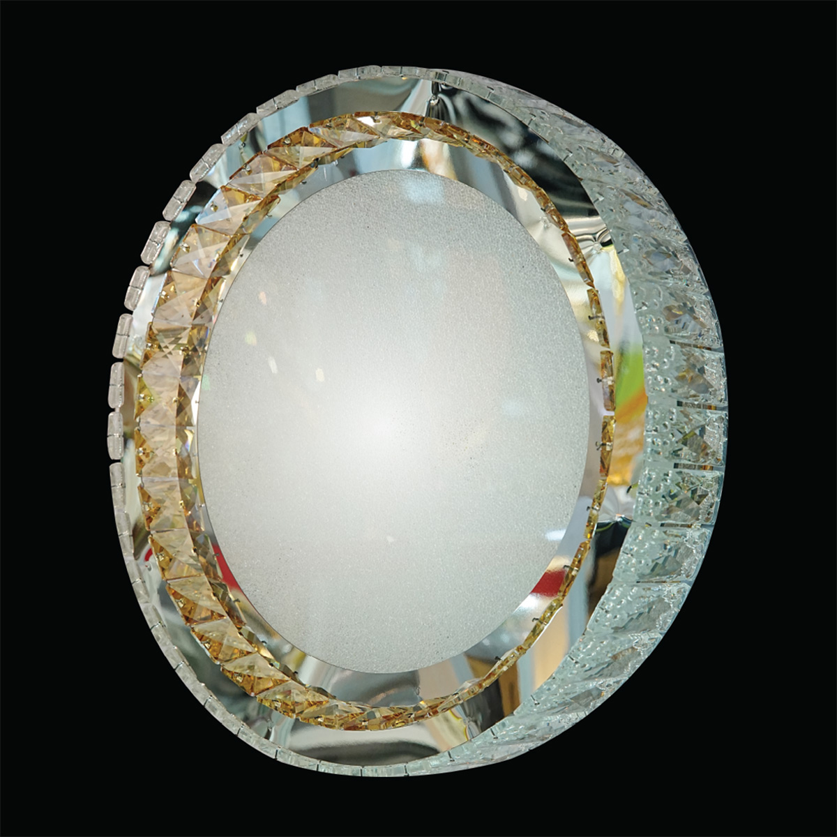 Crystal Ceiling Light Silver
