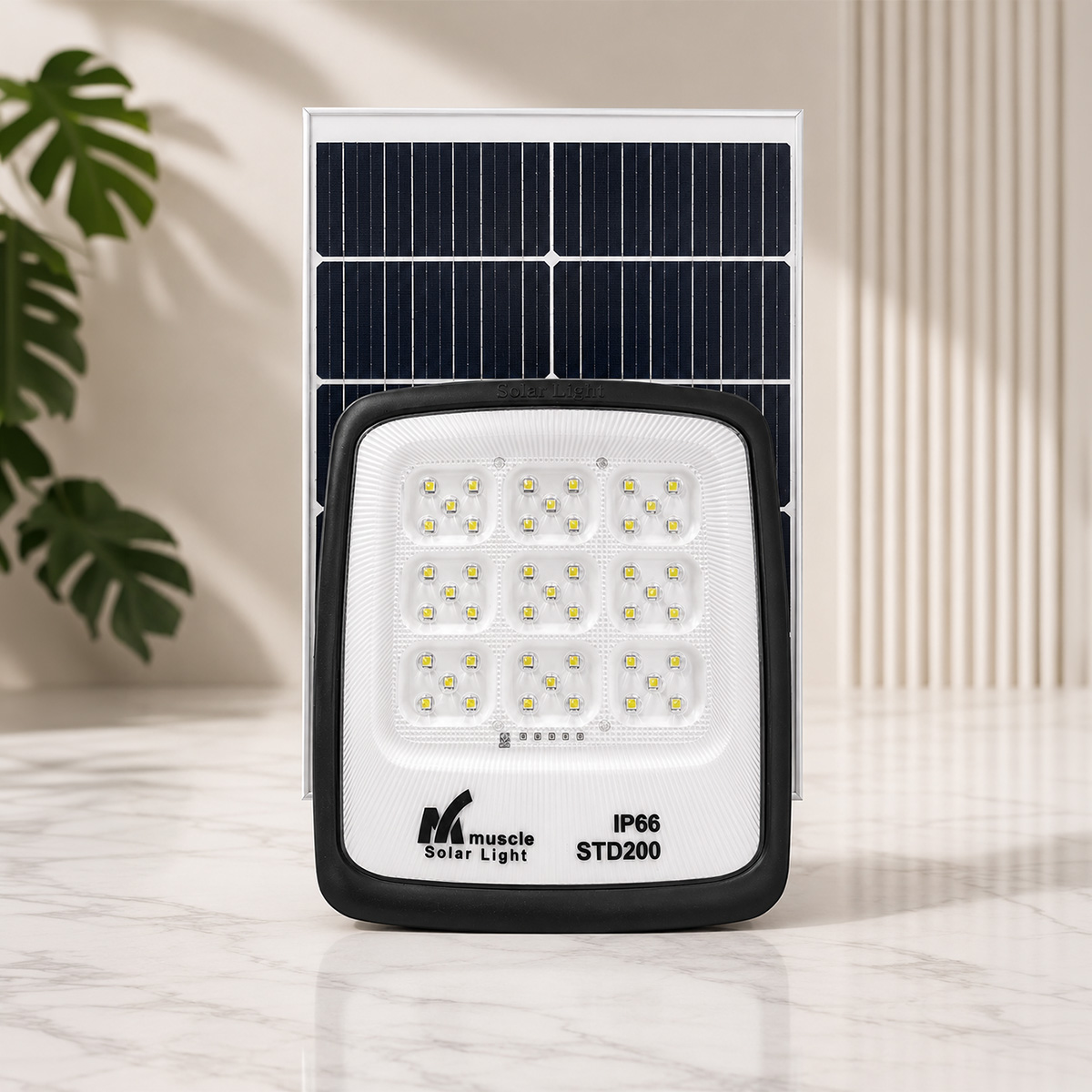 Solar LED Flood Light Cool White 6500K 200W