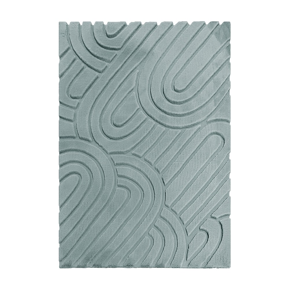 Green Rabbit Faux Fur Rug 800g 60x90cm
