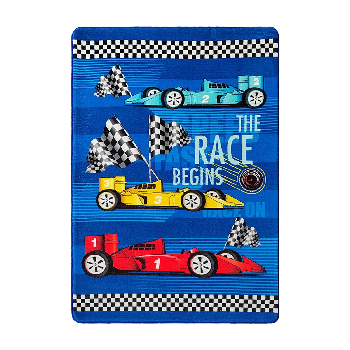 Car Racing Kids Carpet 60x90cm